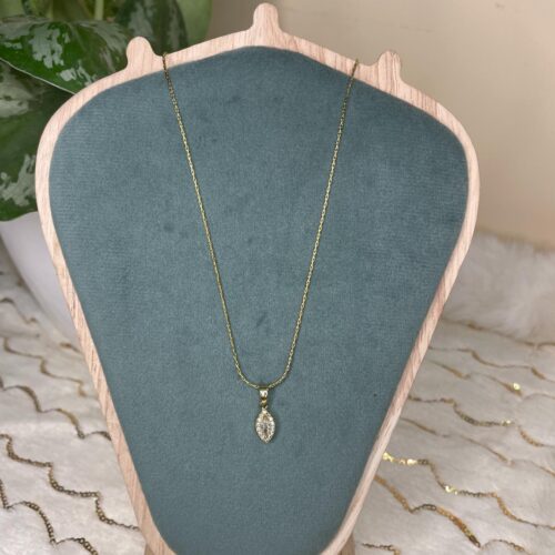 Marquise Crystal Pendant Necklace