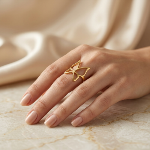 Butterfly Anti Tarnish Ring