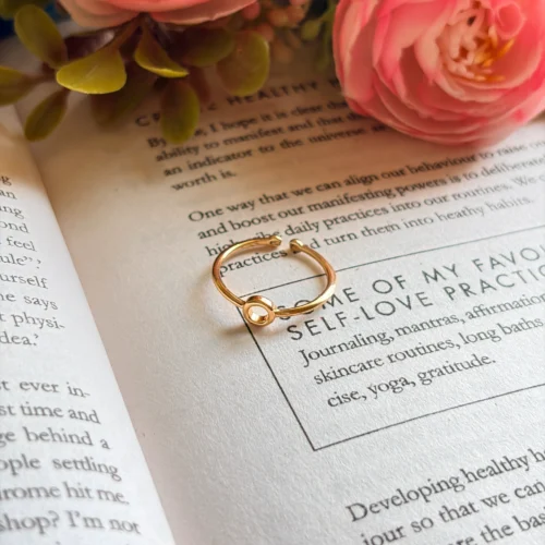 Sleek Circular Ring