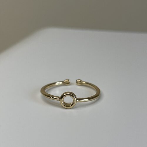 Sleek Circular Ring