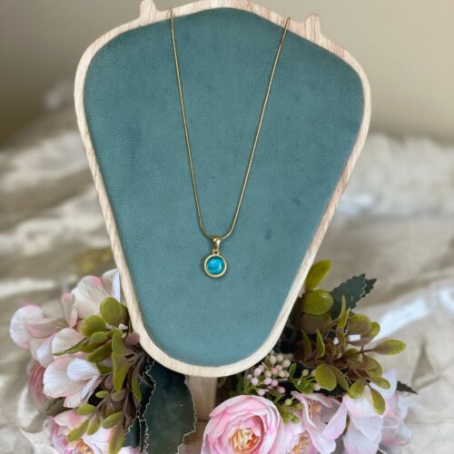 Blue Stone Necklace