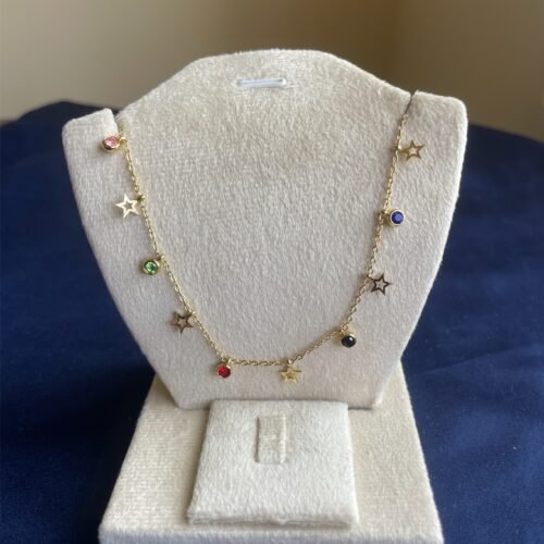 Star Stone Gold-Plated Necklace