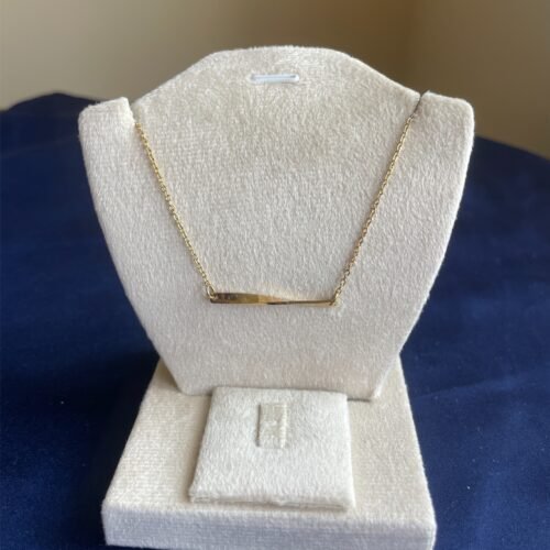 Dainty Gold Bar Necklace