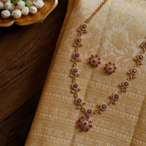 AD Stone Antique Necklace