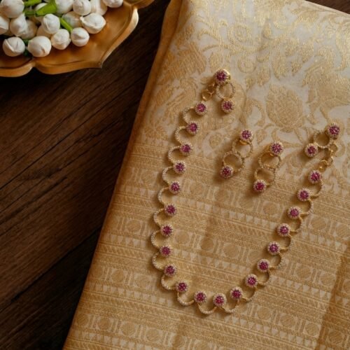 AD stone Antique Necklace