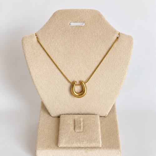 Horseshoe Snake Chain Necklace
