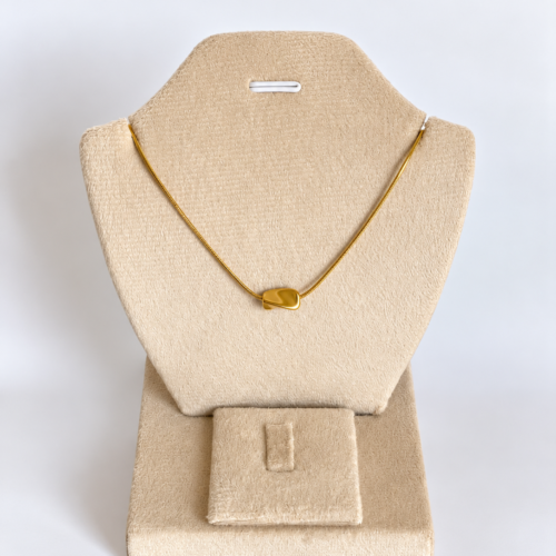 Pebble Snake Chain Necklace