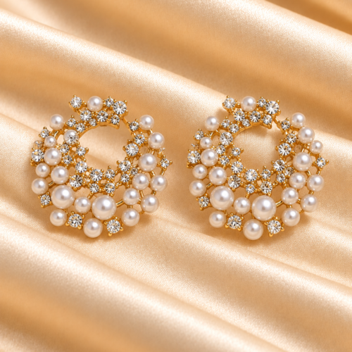 Pearl Wreath Earrings